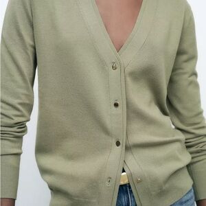 Zara Green Cardigan